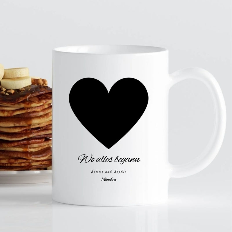Tasse - Wo alles begann - personalisierbar
