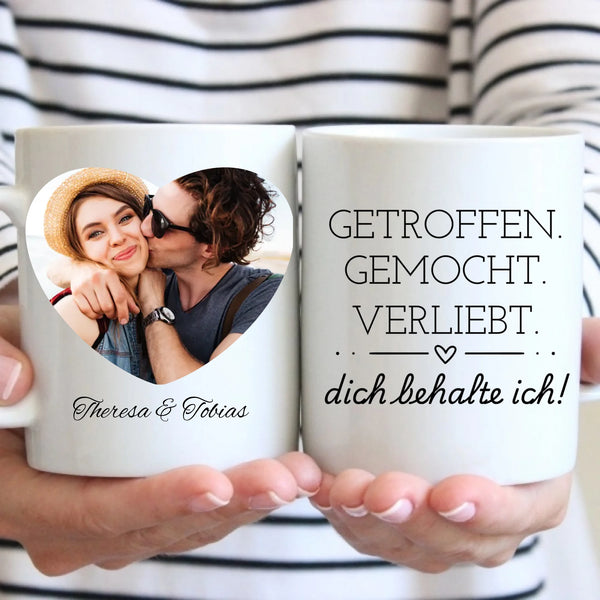 Tasse - Dich behalte ich - personalisierbar