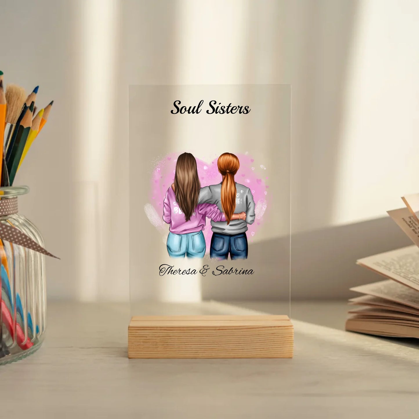 Mockup acrylglasplatte