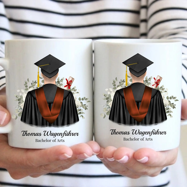 Tasse - Abschluss (1 Mann) - personalisierbar