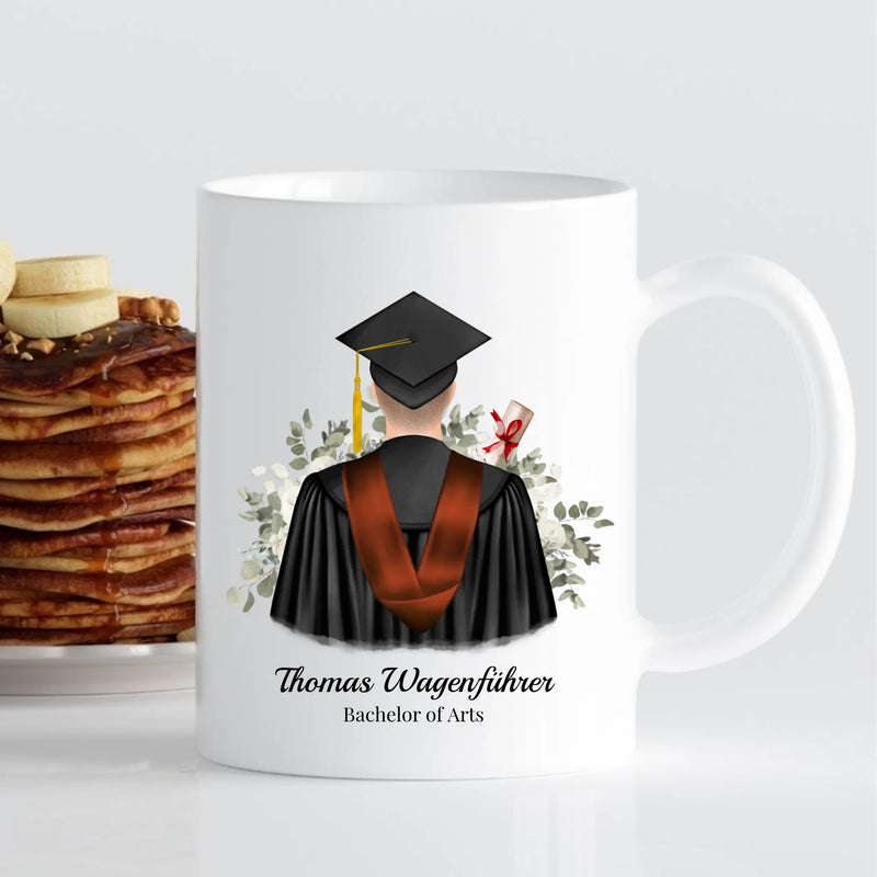 Tasse - Abschluss (1 Mann) - personalisierbar