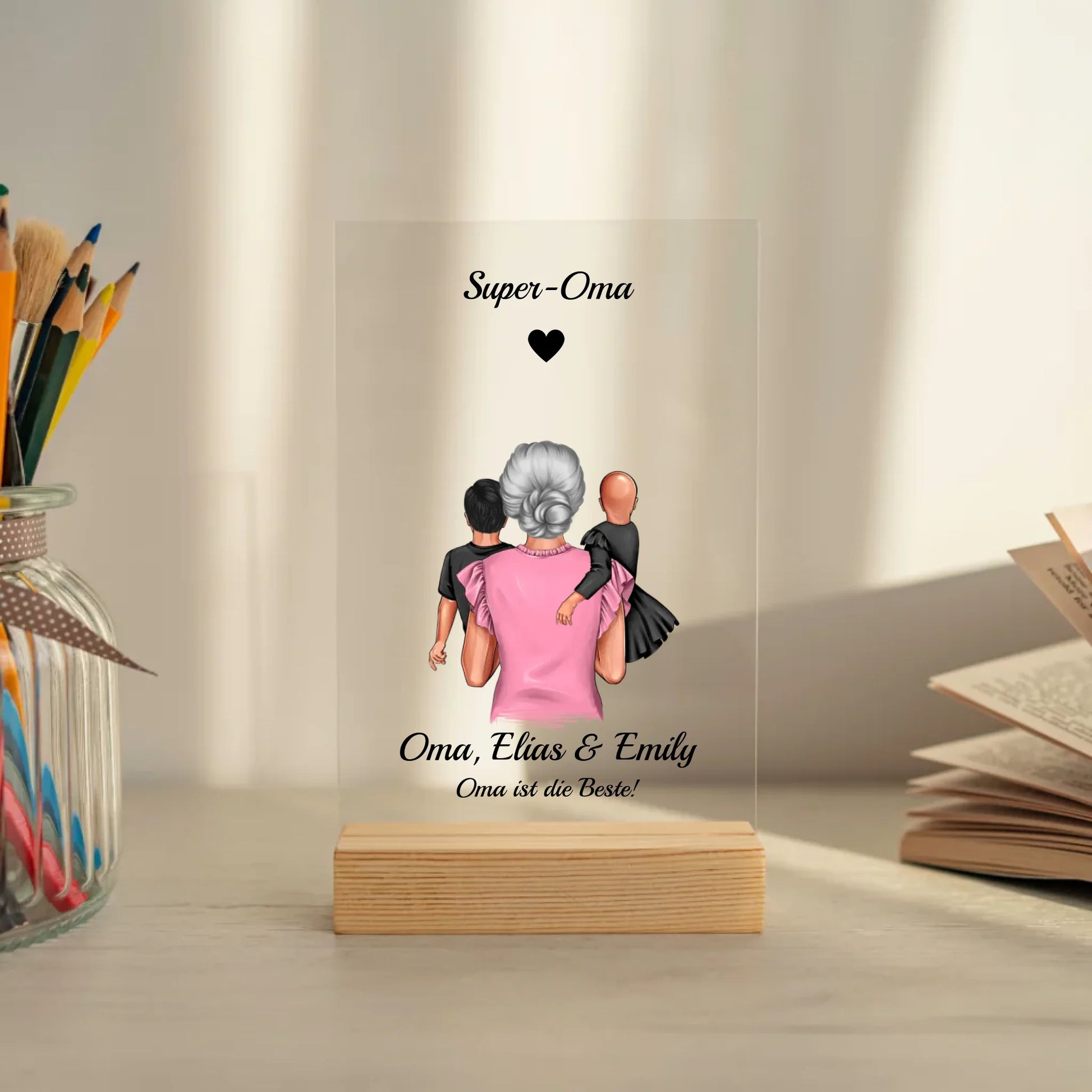 Mockup acrylglasplatte