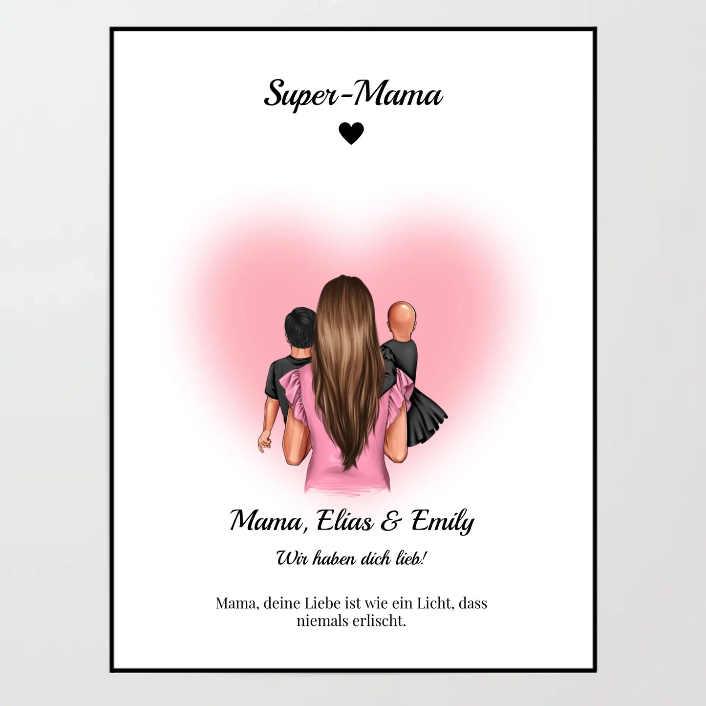 Poster - Super-Mama - personalisierbar