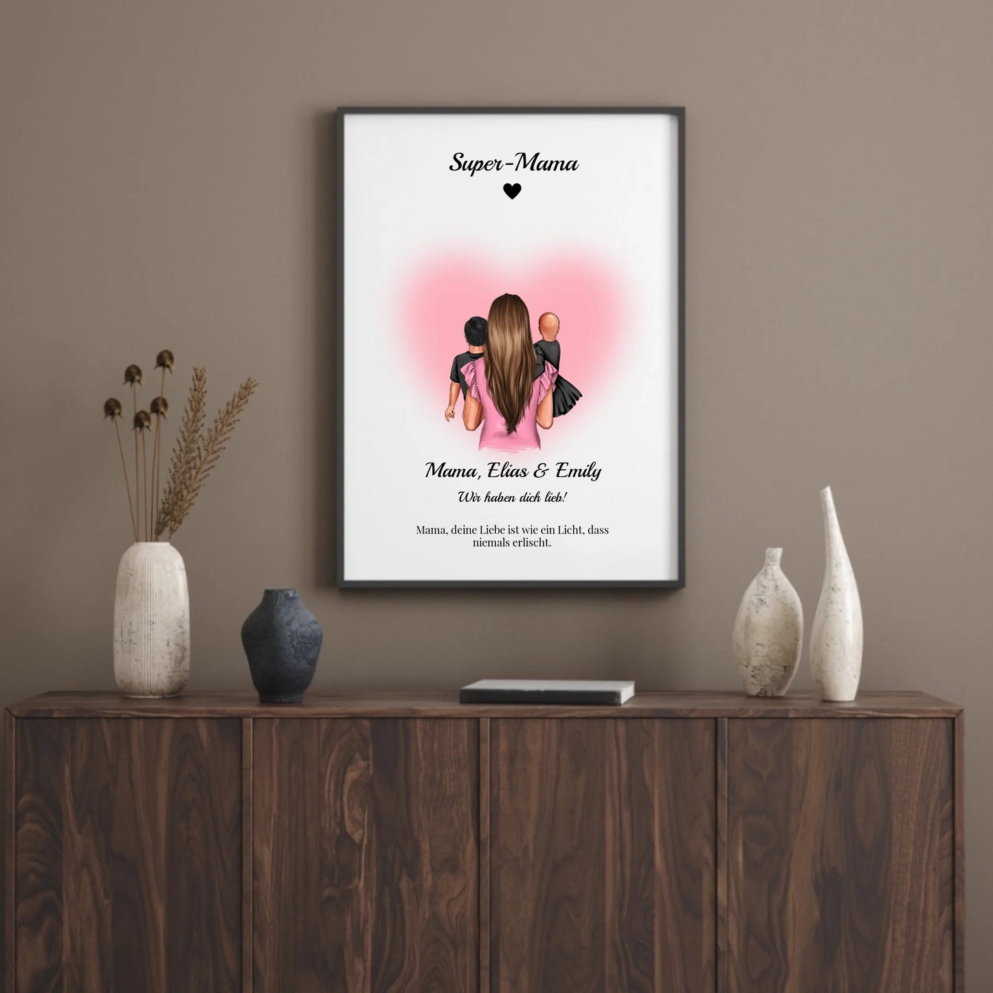 Poster - Super-Mama - personalisierbar