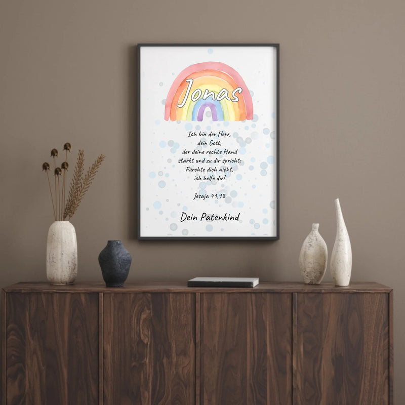 Poster - Patenbrief - personalisierbar