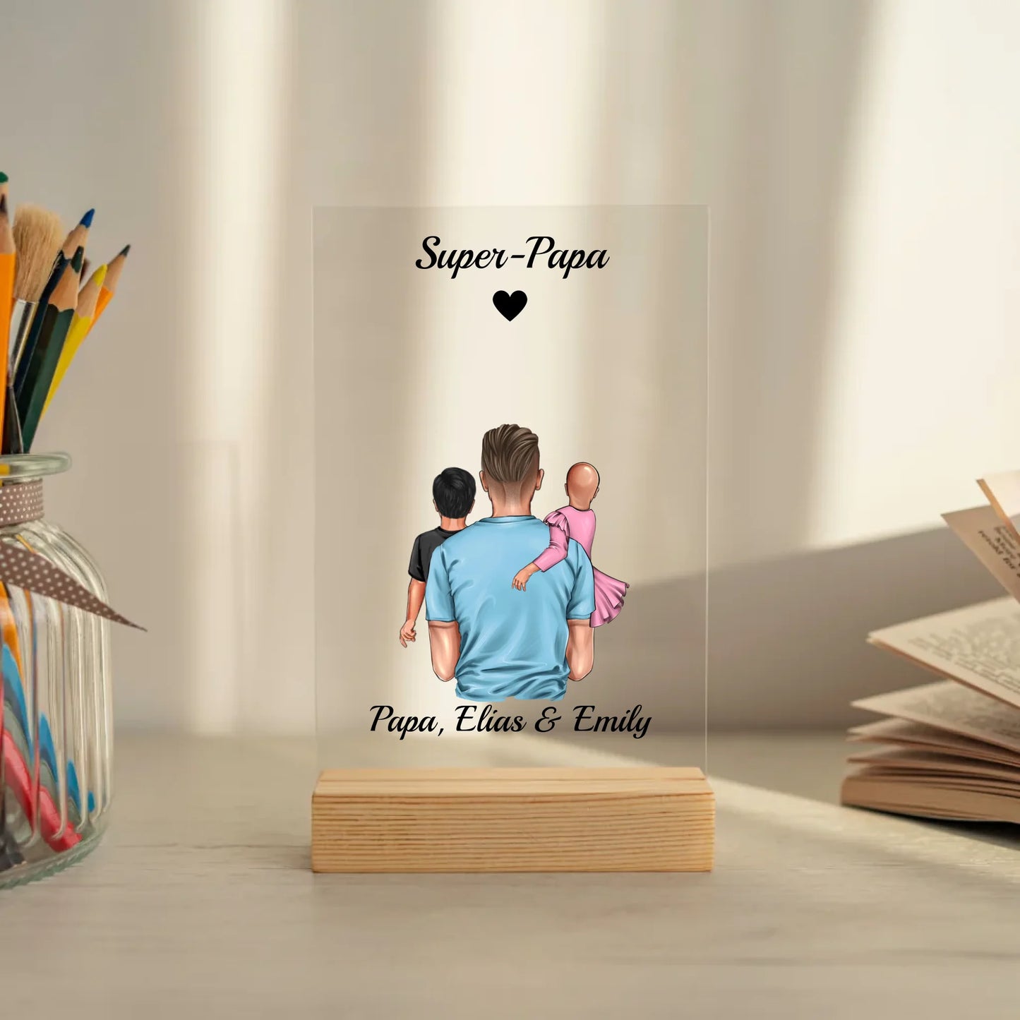 Mockup acrylglasplatte