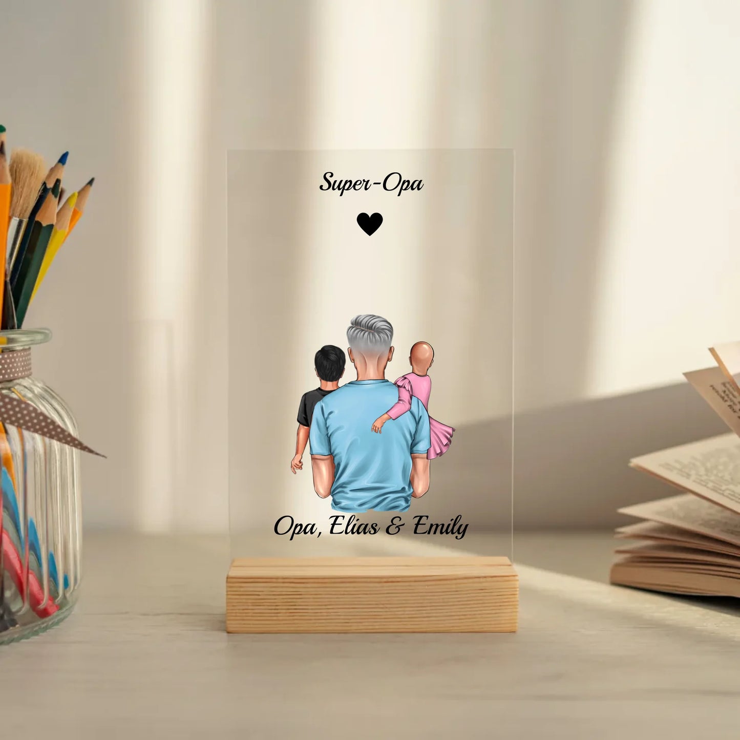 Mockup acrylglasplatte