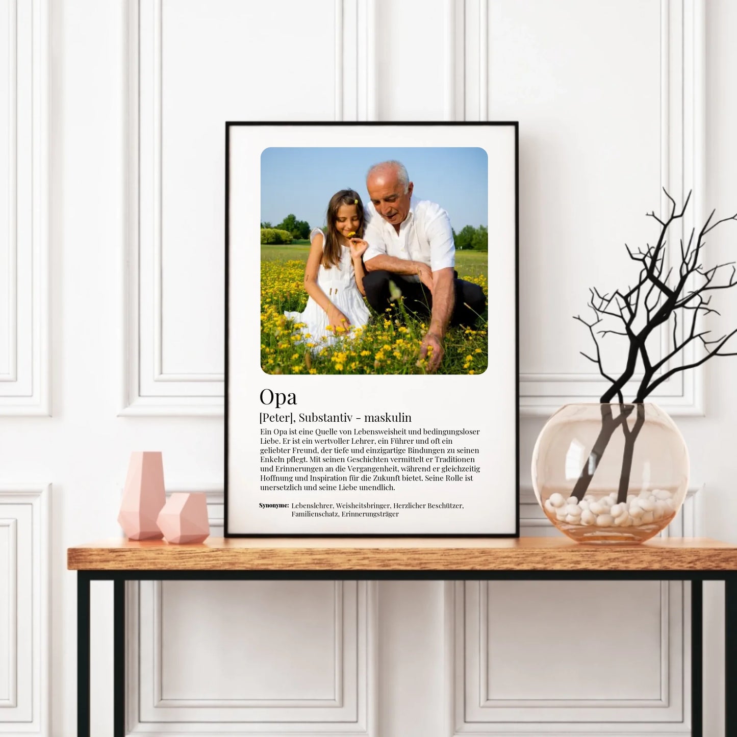Poster - Opa Definition - personalisierbar
