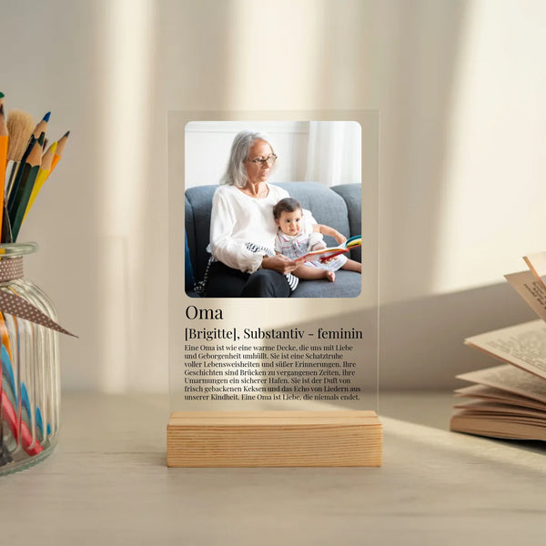 Mockup acrylglasplatte