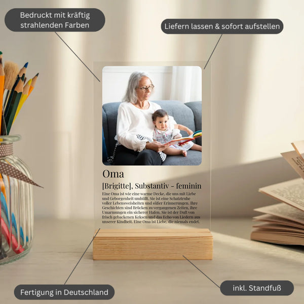 Mockup acrylglasplatte