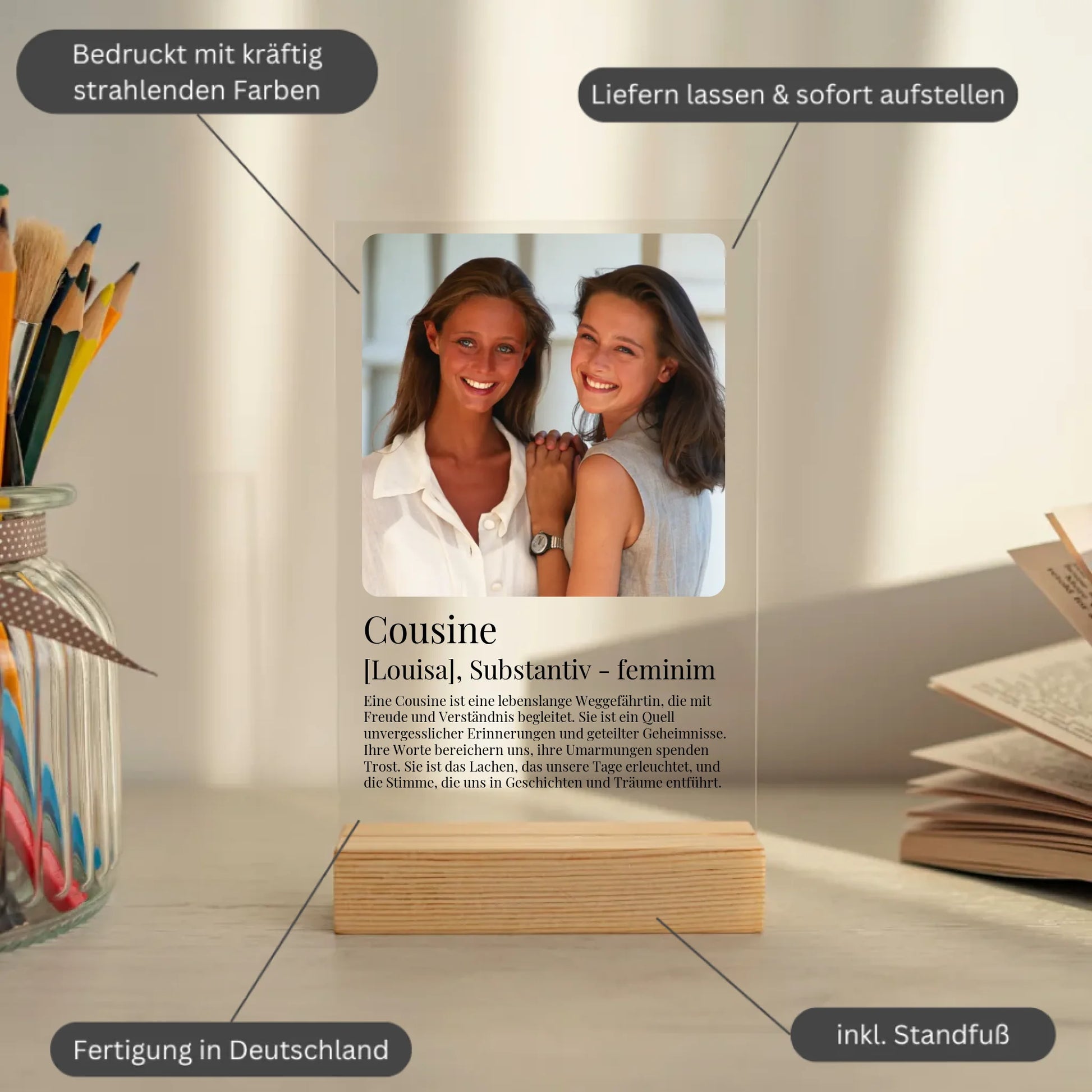 Mockup acrylglasplatte