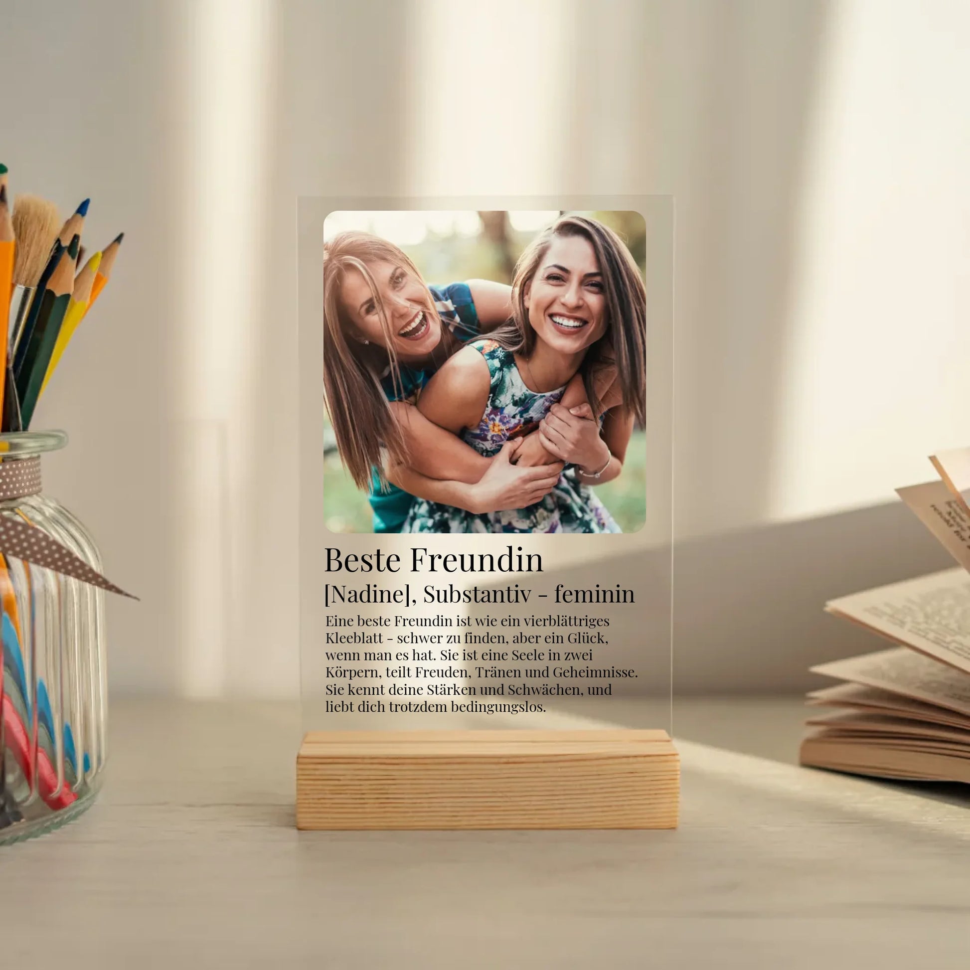 Mockup acrylglasplatte