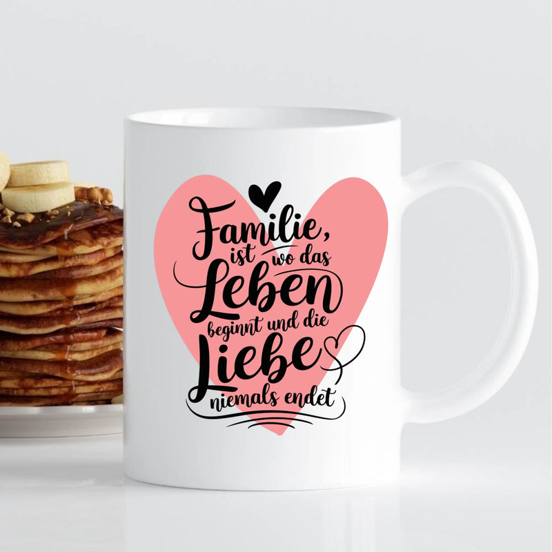 Tasse - Meine Familie mit Foto-Upload - personalisierbar