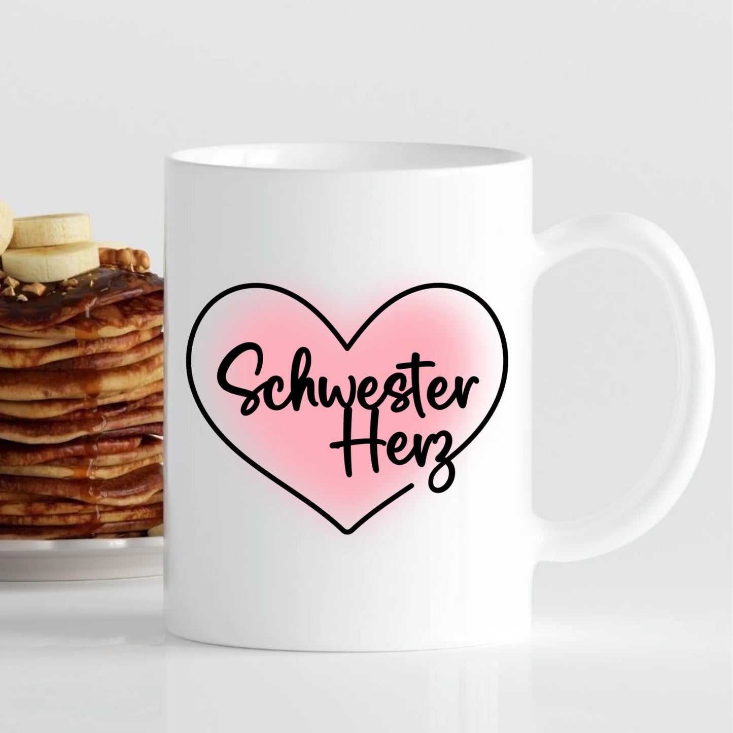 Tasse - Schwester mit Foto-Upload - personalisierbar