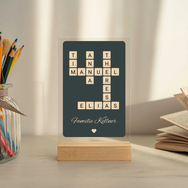 Mockup acrylglasplatte
