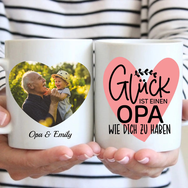 Tasse - Opa mit Foto-Upload - personalisierbar
