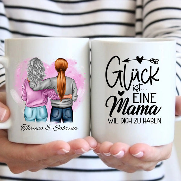 Tasse - Mama mit Tochter - personalisierbar