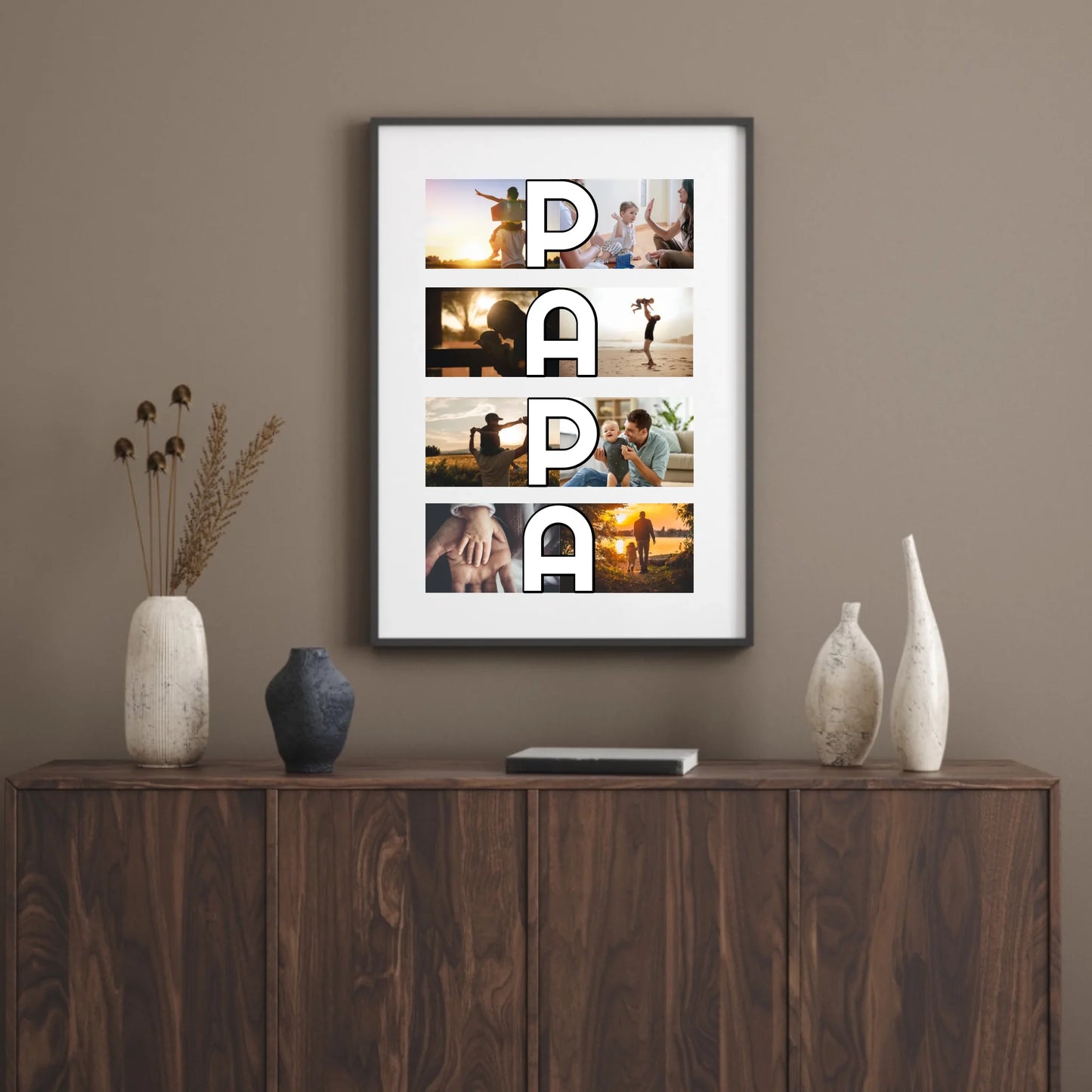 Poster - PAPA Collage - personalisierbar