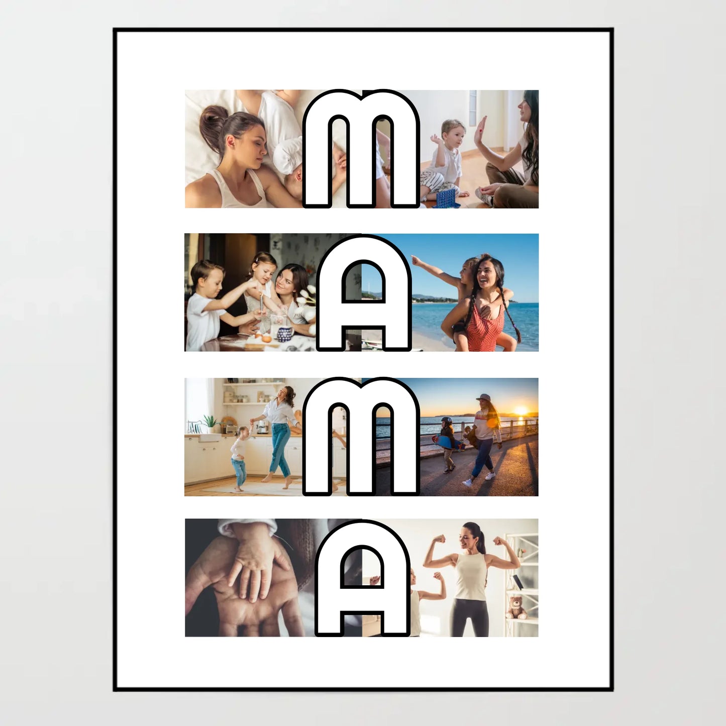 Poster - MAMA Collage - personalisierbar