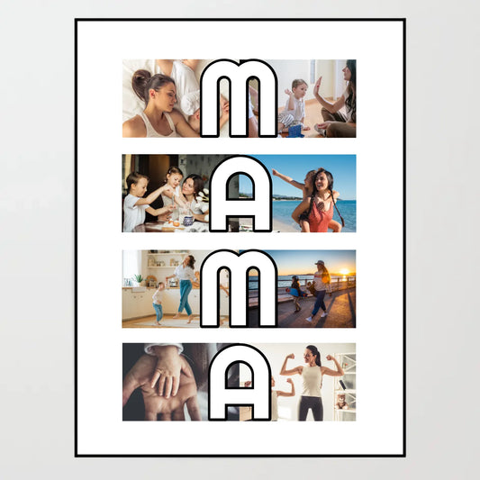 Poster - MAMA Collage - personalisierbar