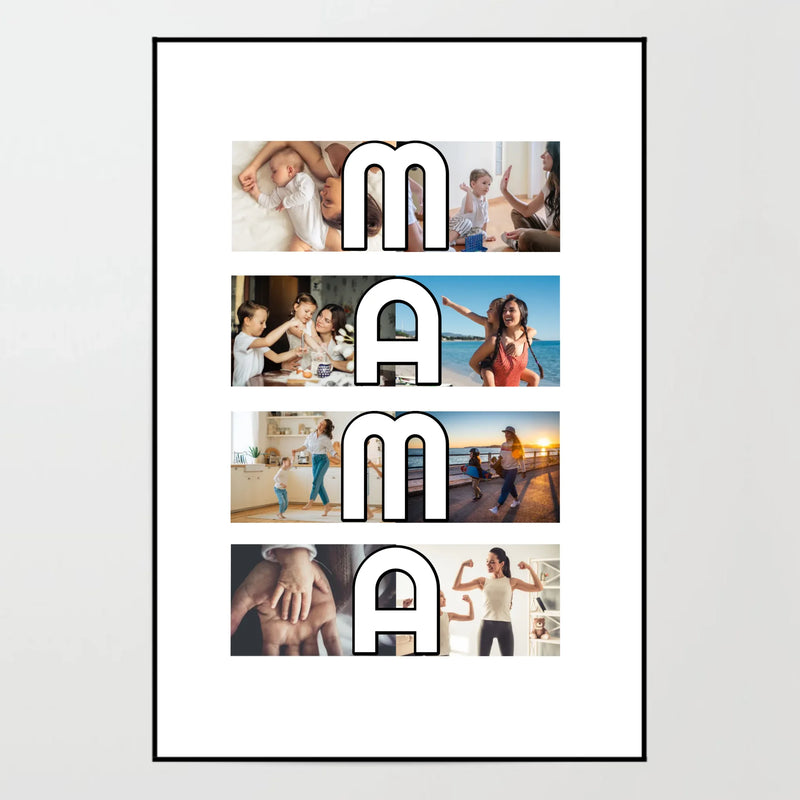 Poster - MAMA Collage - personalisierbar