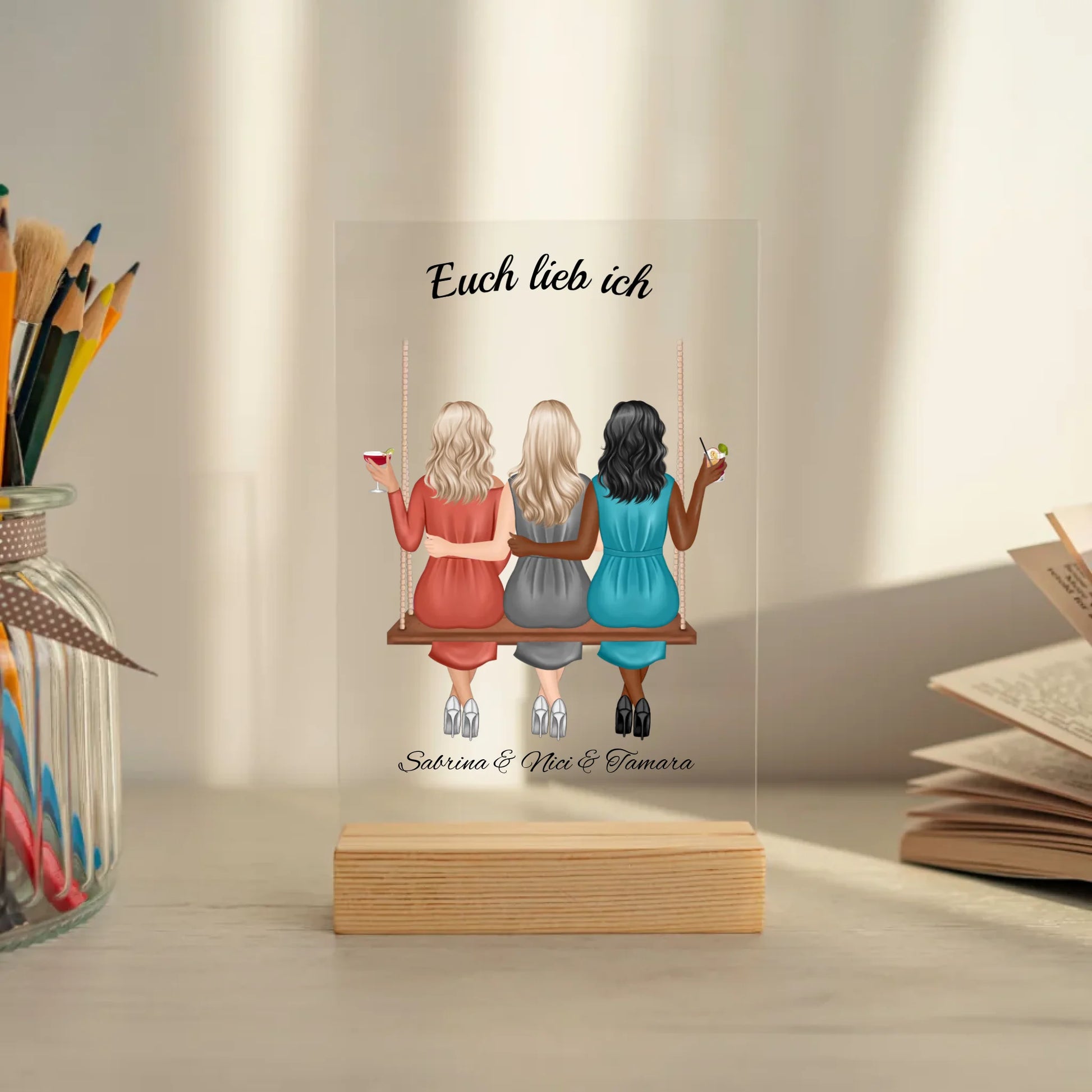 Mockup acrylglasplatte