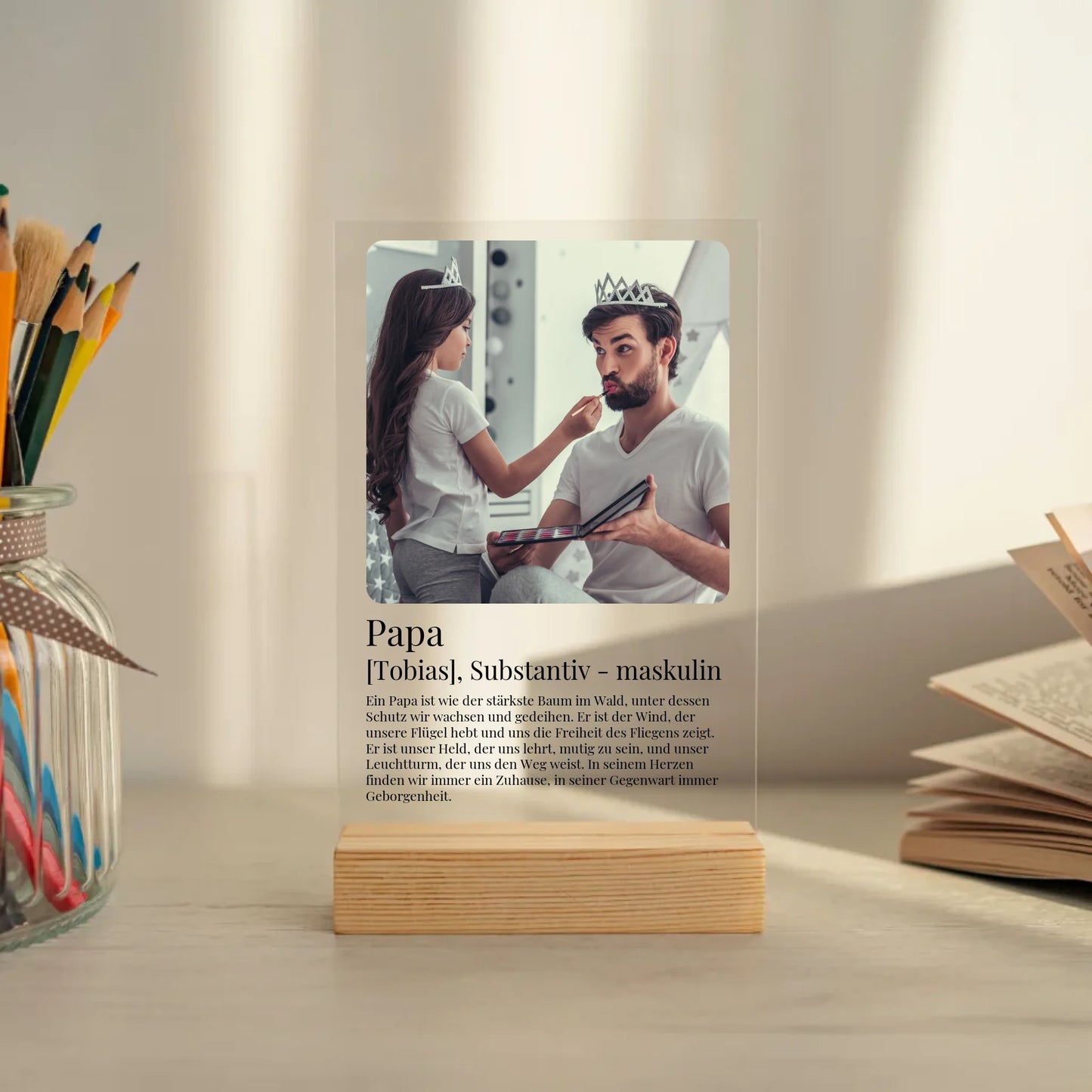 Mockup acrylglasplatte