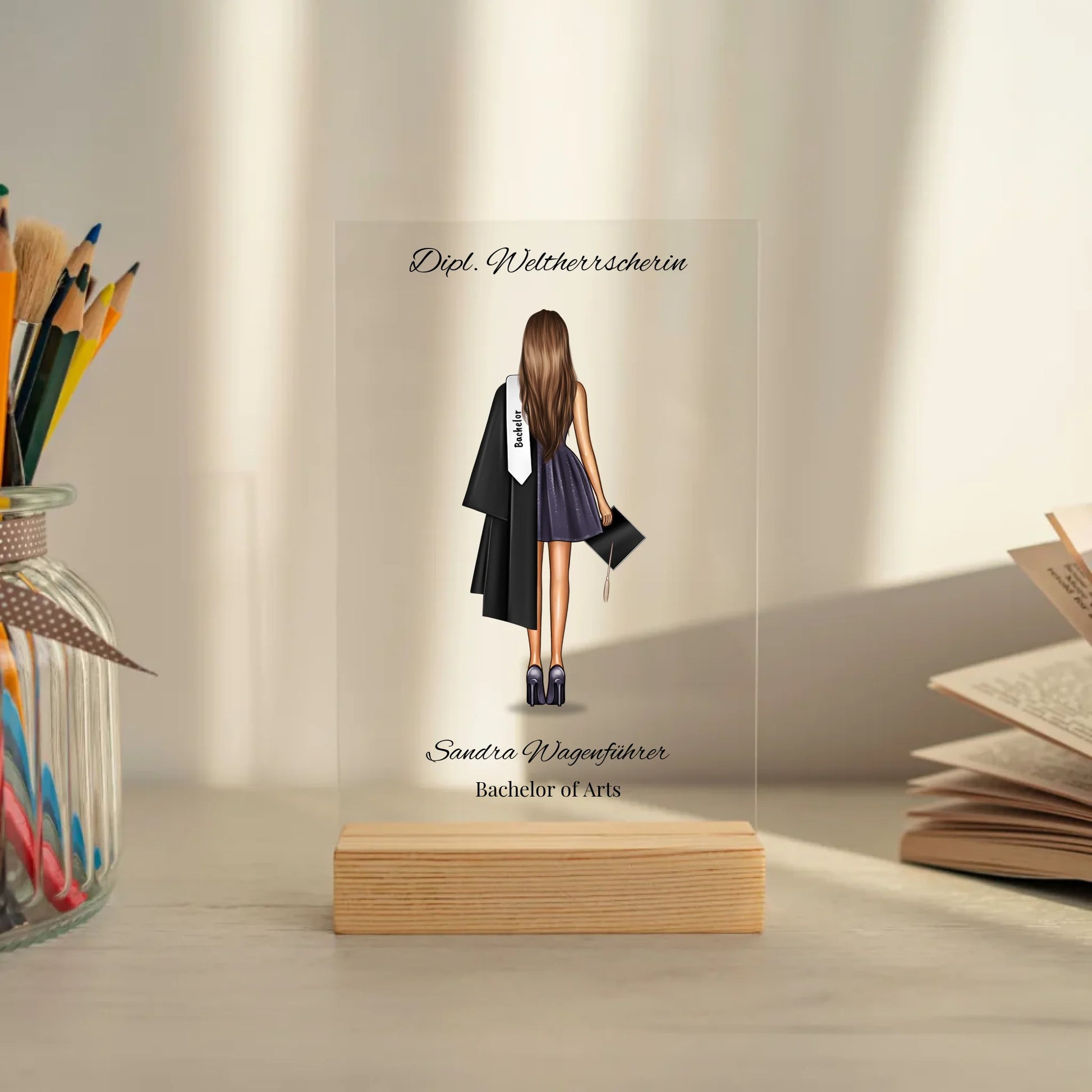 Mockup acrylglasplatte