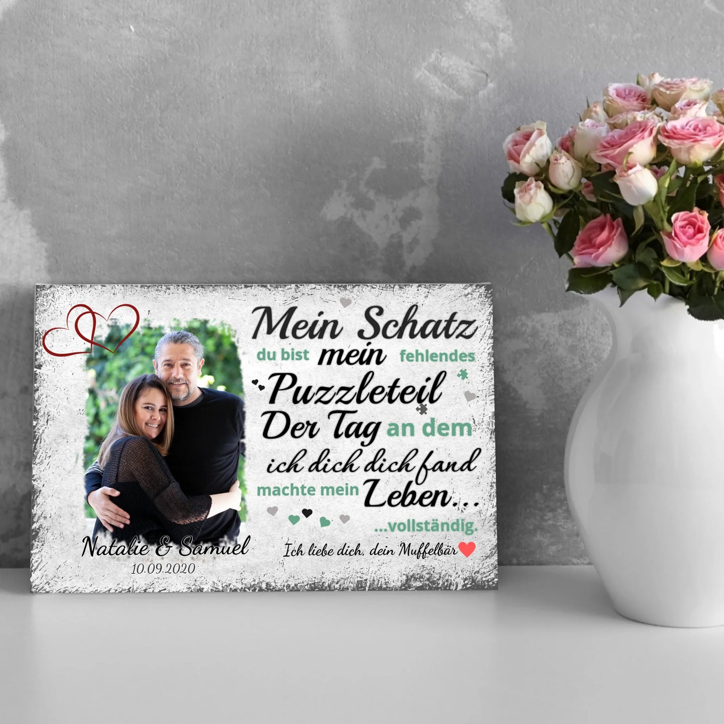 Wandbild - Fehlendes Puzzleteil - personalisierbar