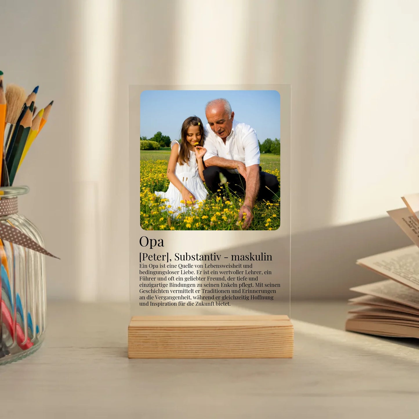 Mockup acrylglasplatte