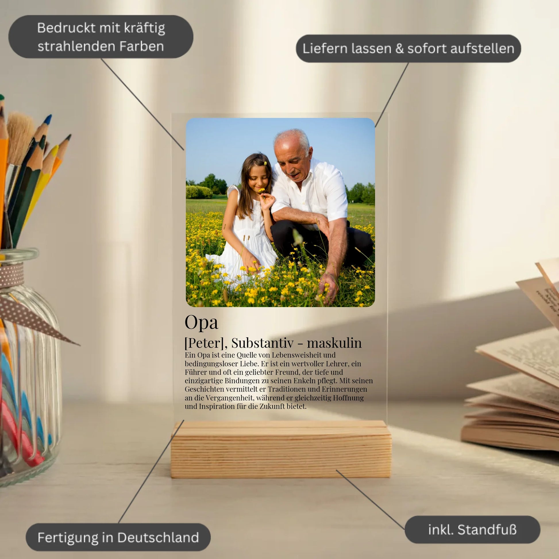 Mockup acrylglasplatte