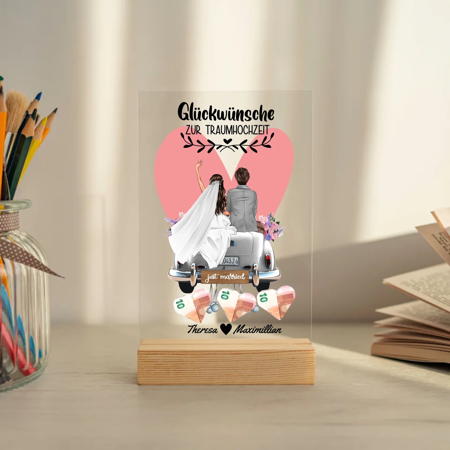 Mockup acrylglasplatte