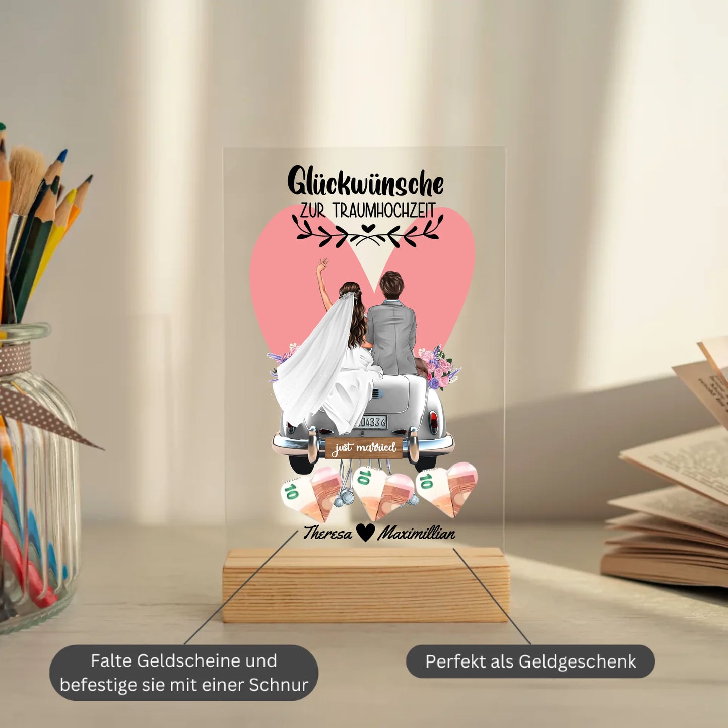 Mockup acrylglasplatte
