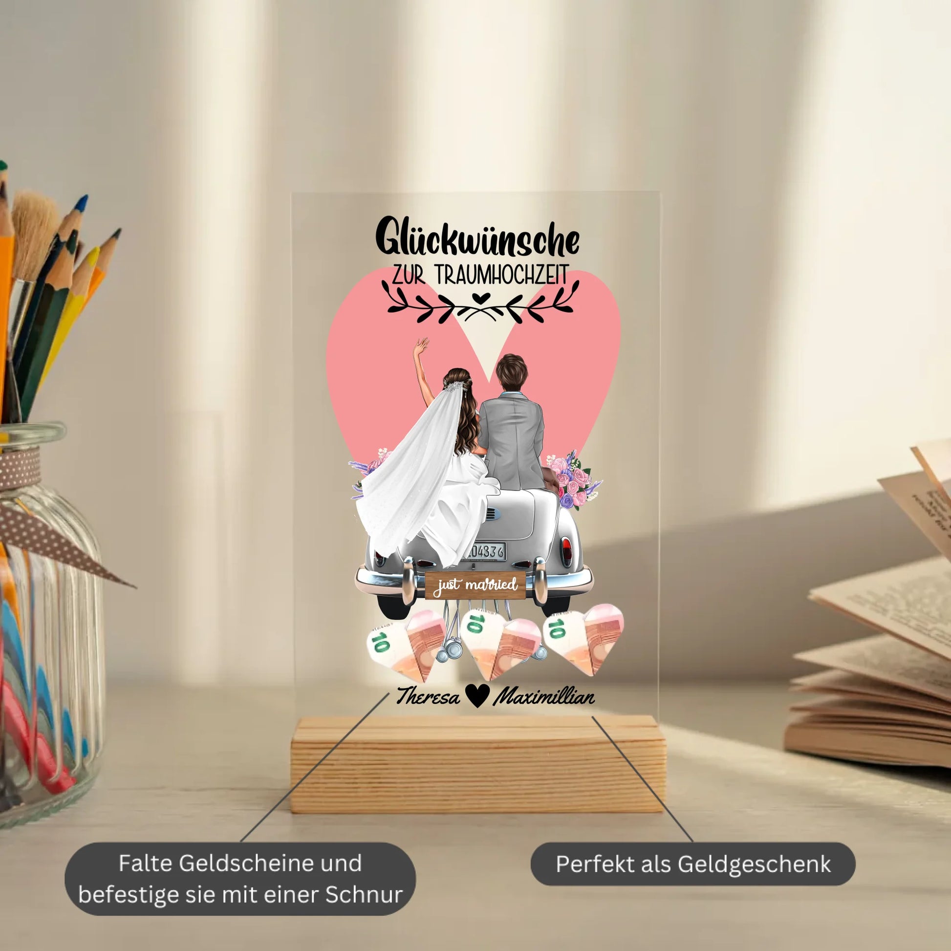 Mockup acrylglasplatte