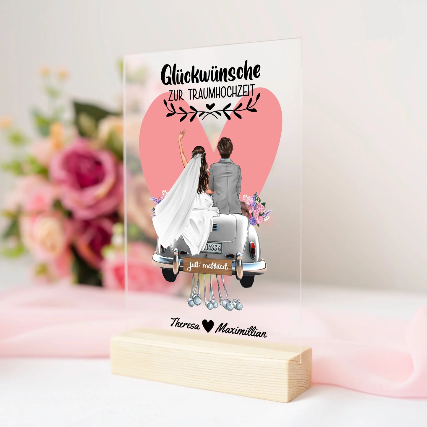 Mockup acrylglasplatte