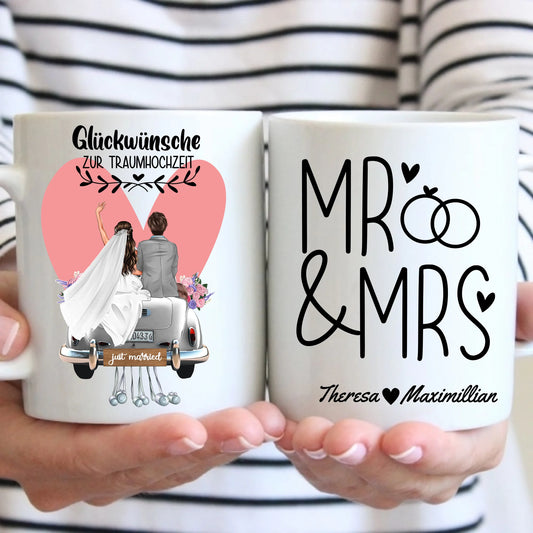 Tasse - Just married - Vol. 1 - personalisierbar