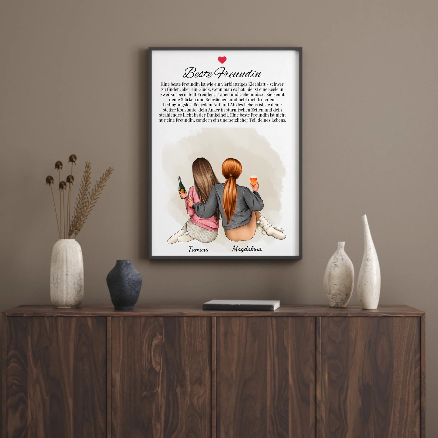 Poster - Beste Freundin Definition Vol. 2 - personalisierbar