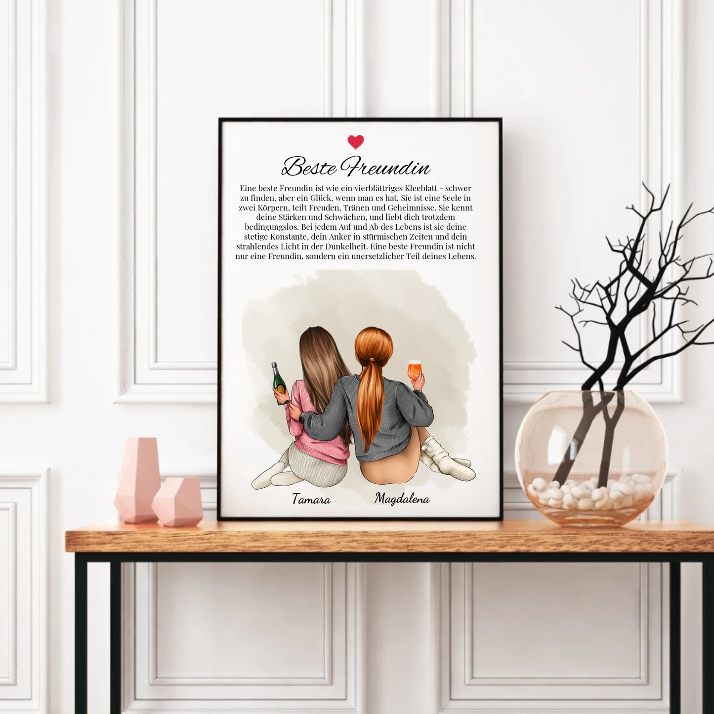 Poster - Beste Freundin Definition Vol. 2 - personalisierbar