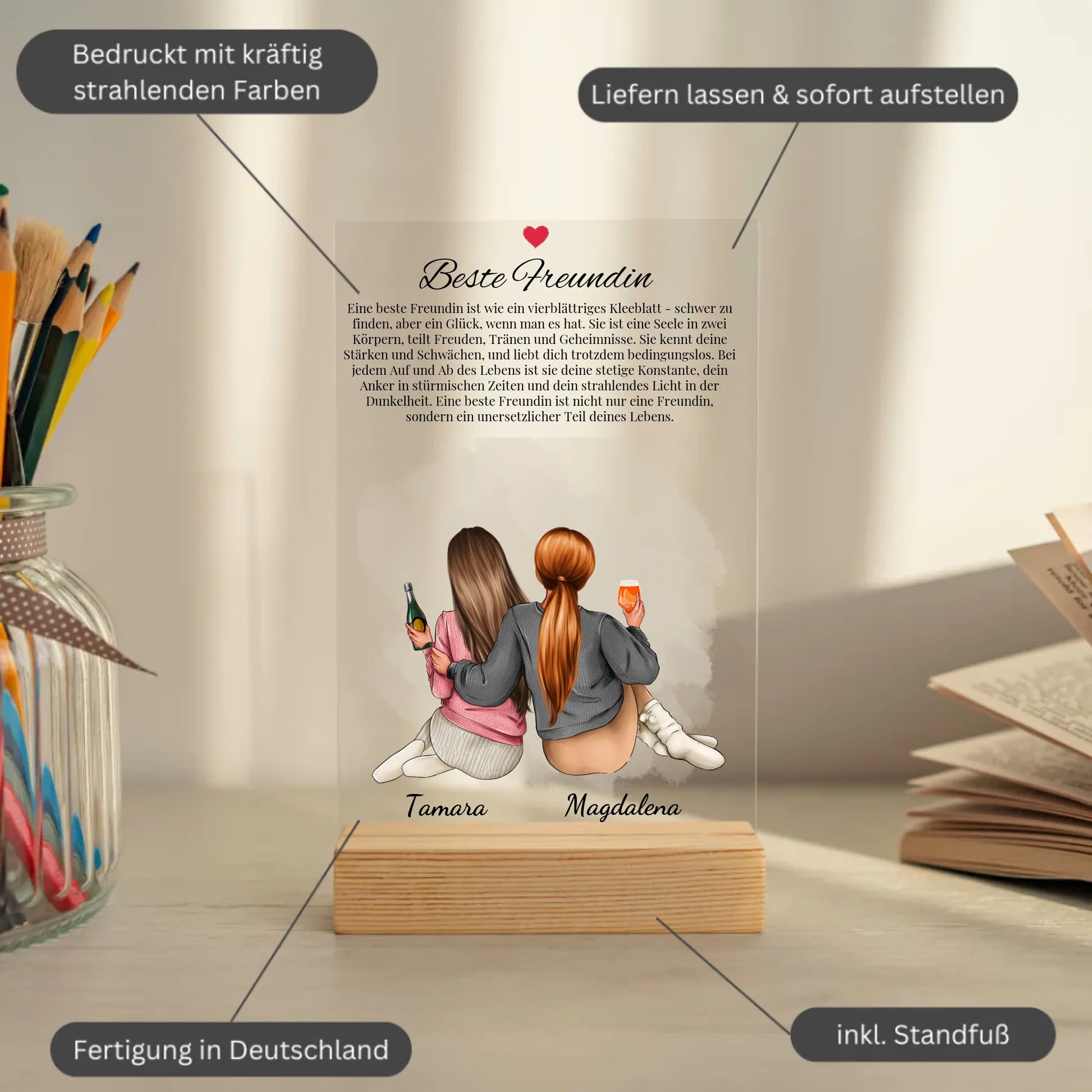 Mockup acrylglasplatte