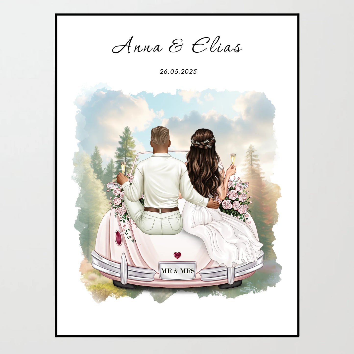 Poster - Just married Vol. 2 - personalisierbar