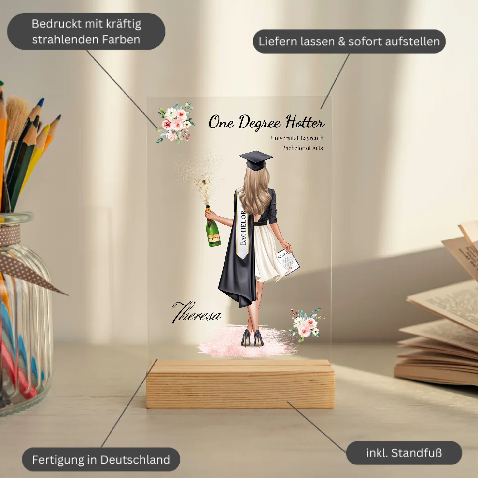 Mockup acrylglasplatte