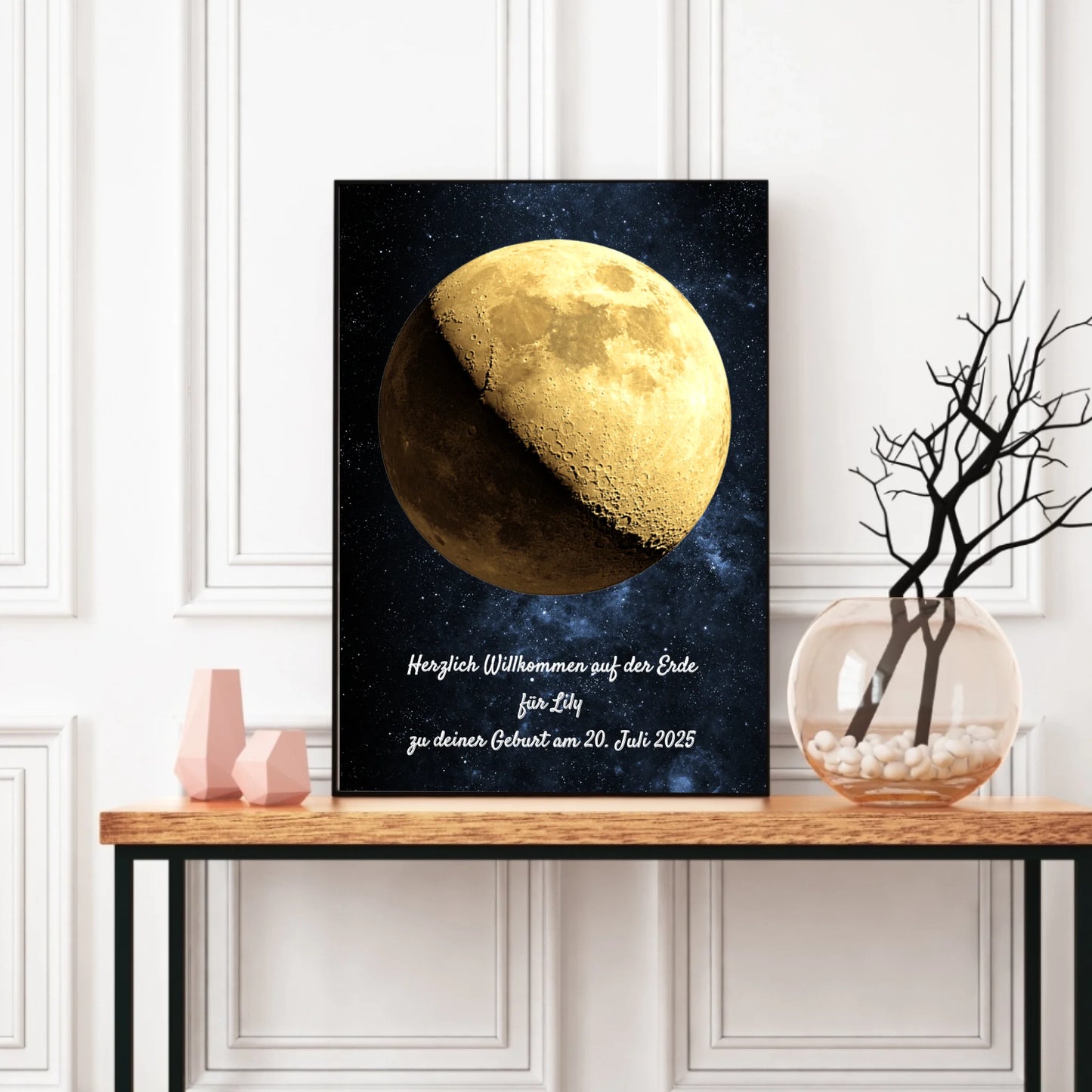 Poster -  Geburtsmond - personalisierbar