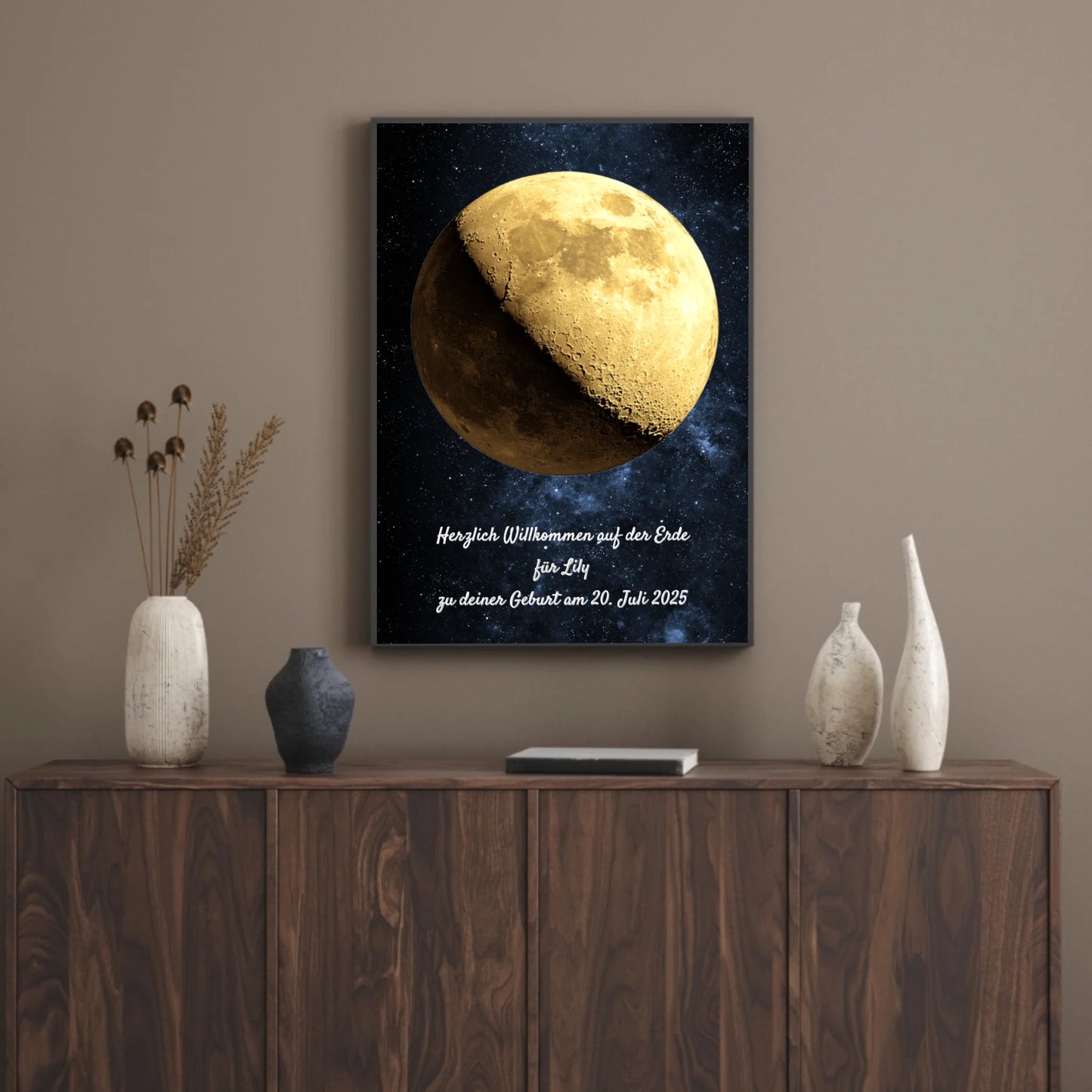 Poster -  Geburtsmond - personalisierbar