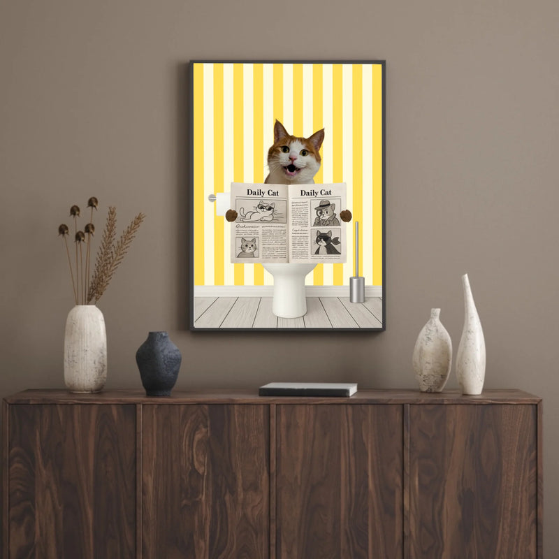 Poster -  wichtige Sitzung mit Tierbild - personalisierbar
