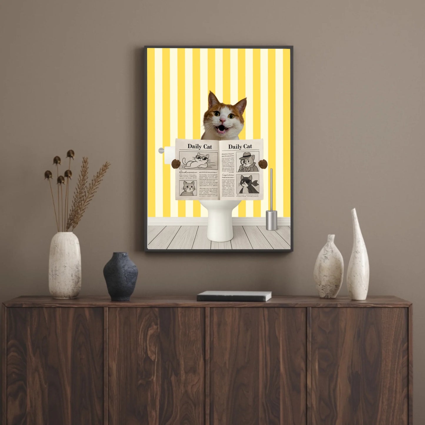 Poster -  Wichtige Sitzung mit Tierbild - personalisierbar