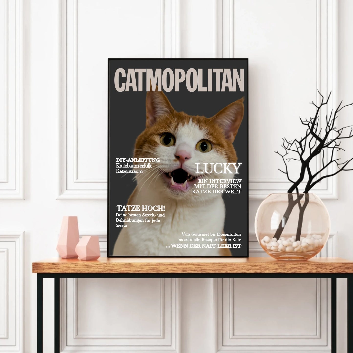 Kunstdruck -  CATMOPOLITAN - personalisierbar