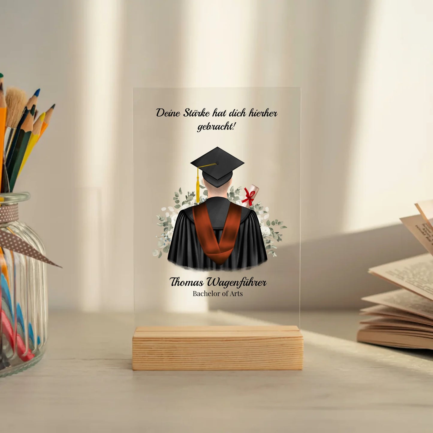 Mockup acrylglasplatte