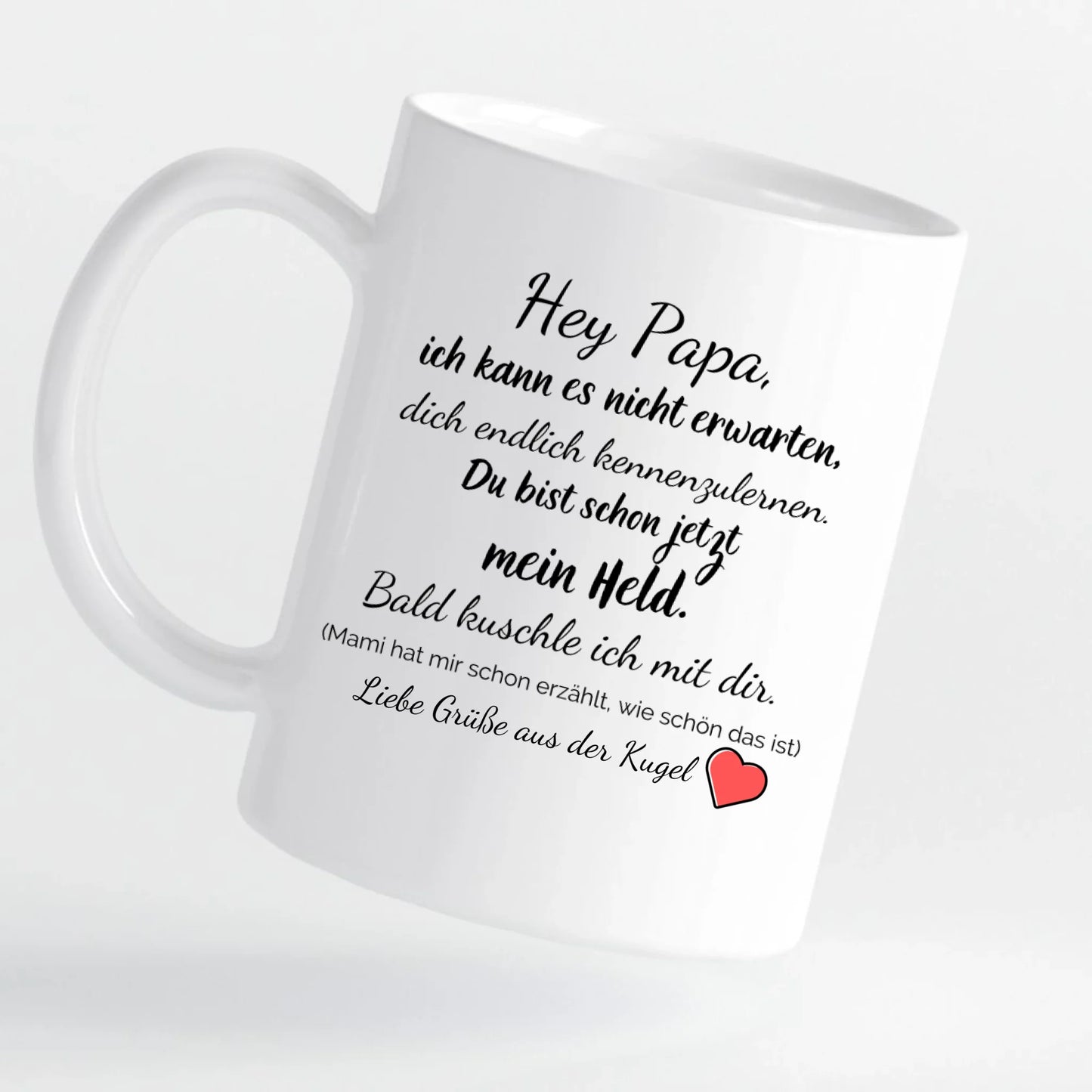 Tasse - Liebesbrief an Papa - personalisierbar