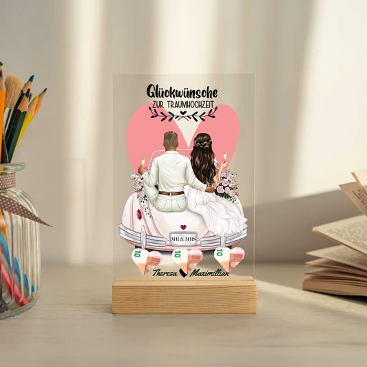 Mockup acrylglasplatte