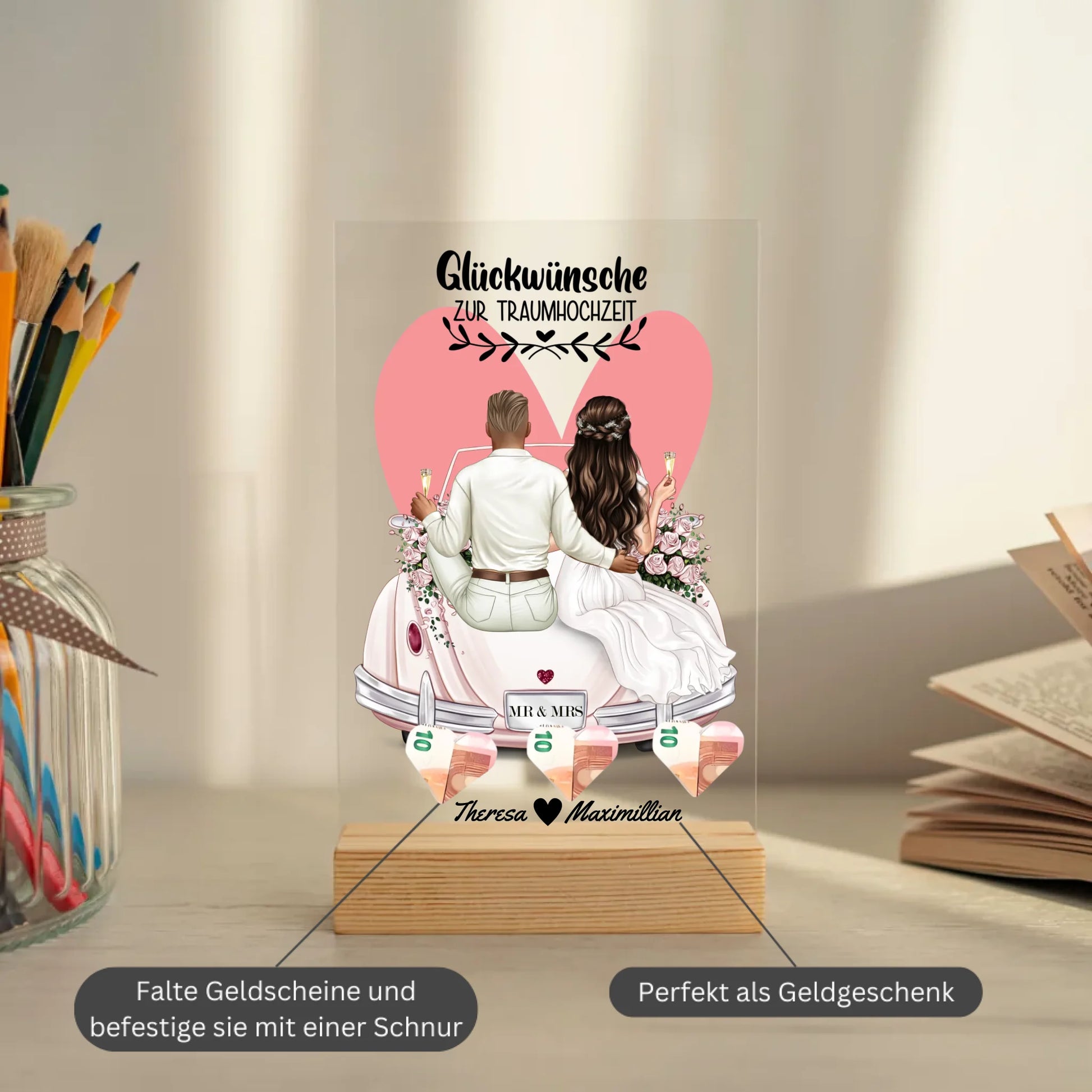 Mockup acrylglasplatte